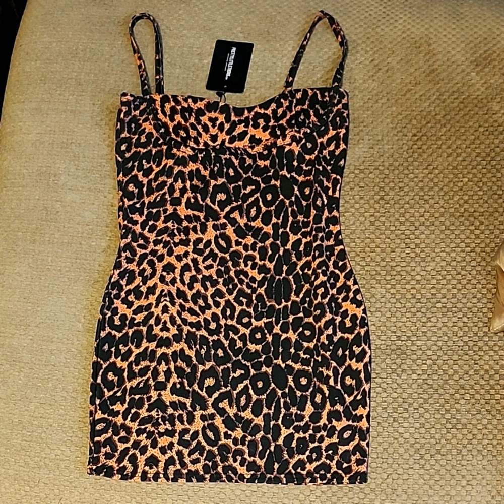 PrettyLittleThing Animal Print Dress